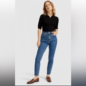 Everlane The High Rise Skinny Dark Blue Women's Jeans